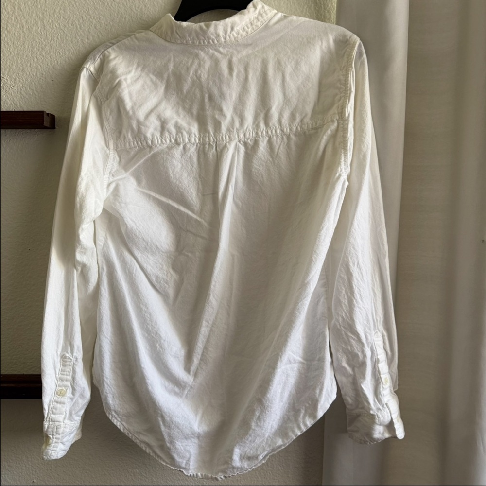 White Button Up Top - Picture 3 of 4